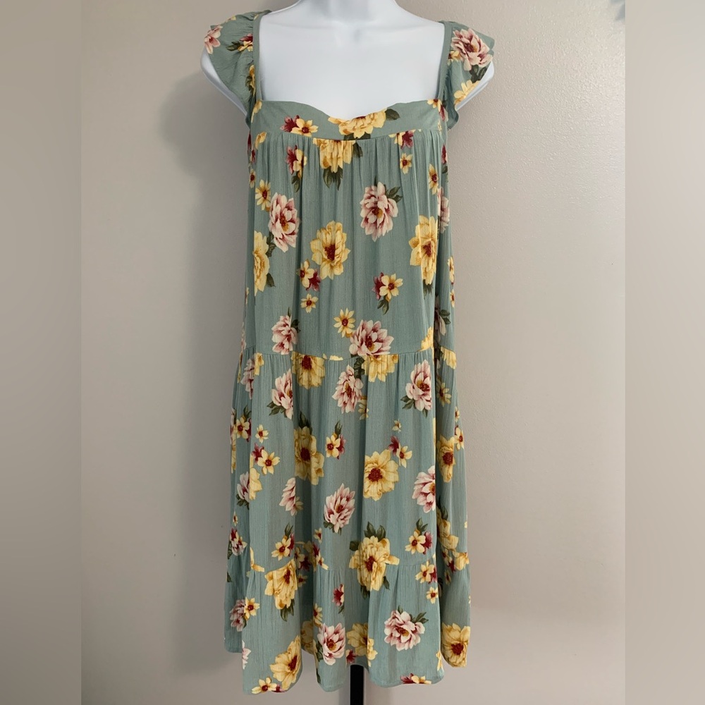 NWT Gilli Mini Sundress with Square Neck